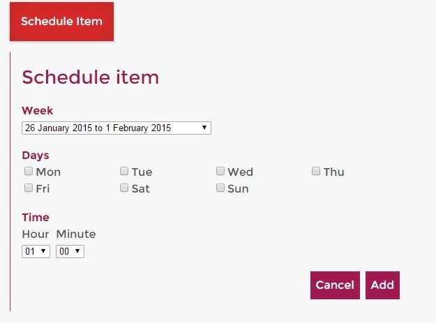 jQuery weekSchedulerWidget.js